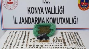 Tarihi eser, uyuşturucu, silah.. hepsi bir arada