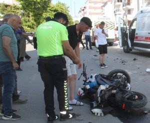 15 yaşındaki genç motosiklet kazasında hayatını kaybetti