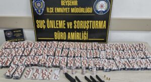 Beyşehir‘deki uyuşturucu operasyonu’nda 5 şüpheli gözaltına alındı